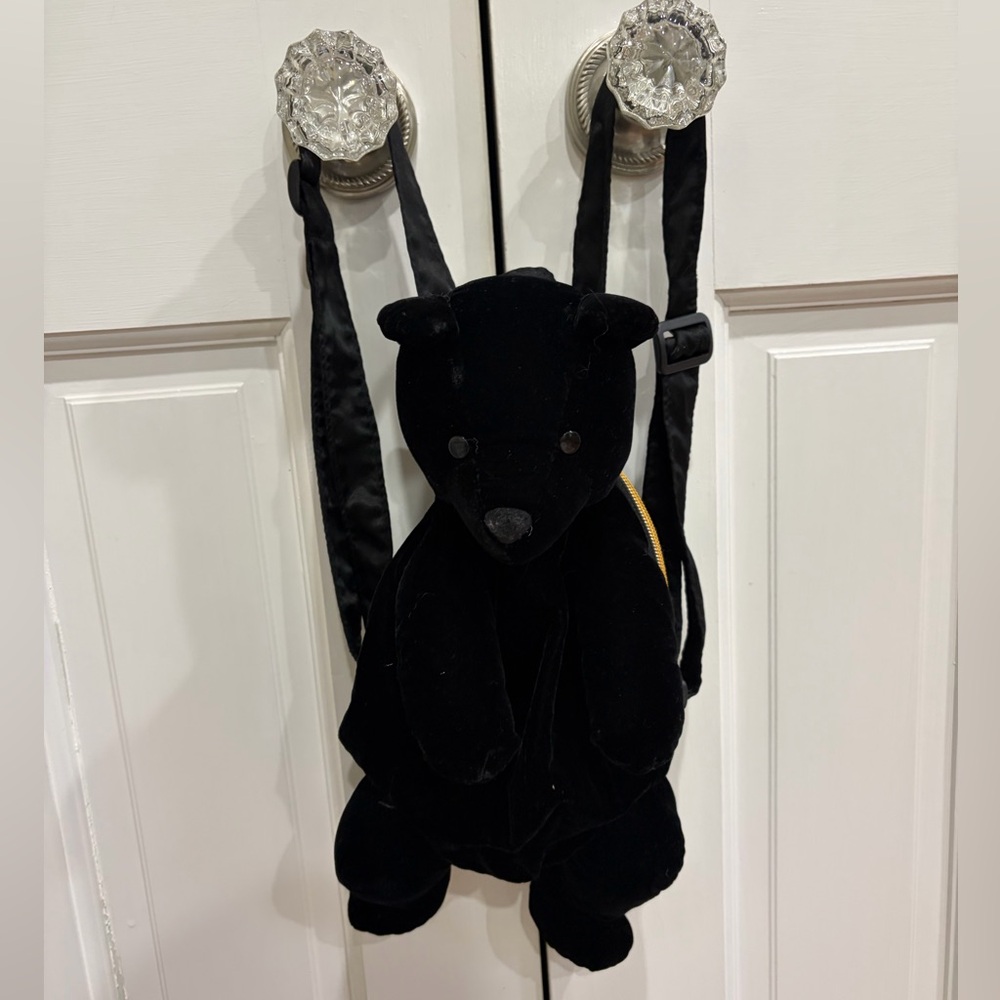 Mango Black Bear Kids Backpack Vintage 1990’s